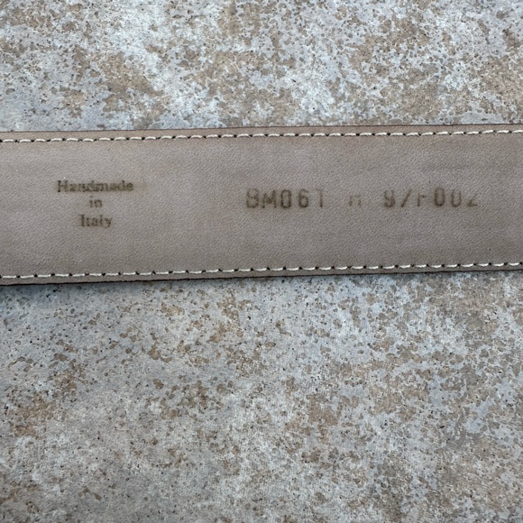 Brioni Black Leather Belt - Picture 5 of 13